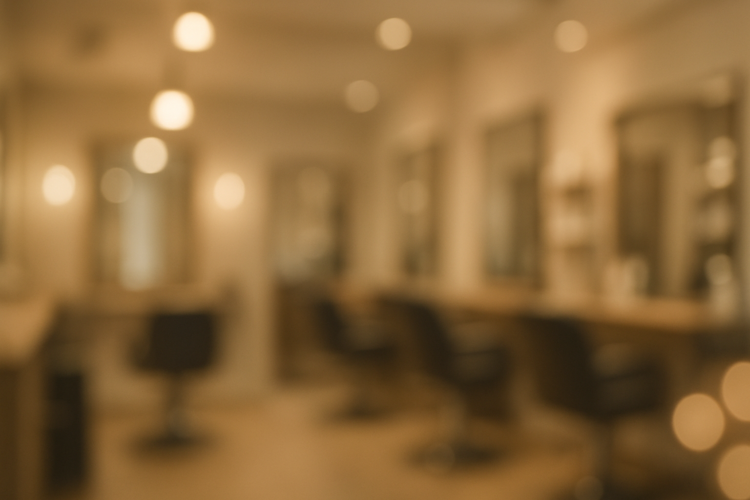 Salon bokeh background